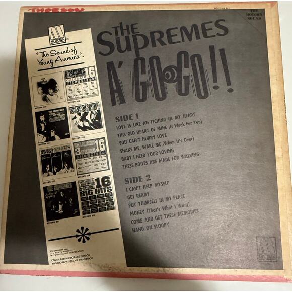 Diana Ross & The Supremes A Go Go Motown 1966 M-649 12" Vinyl Record - Picture 5 of 11